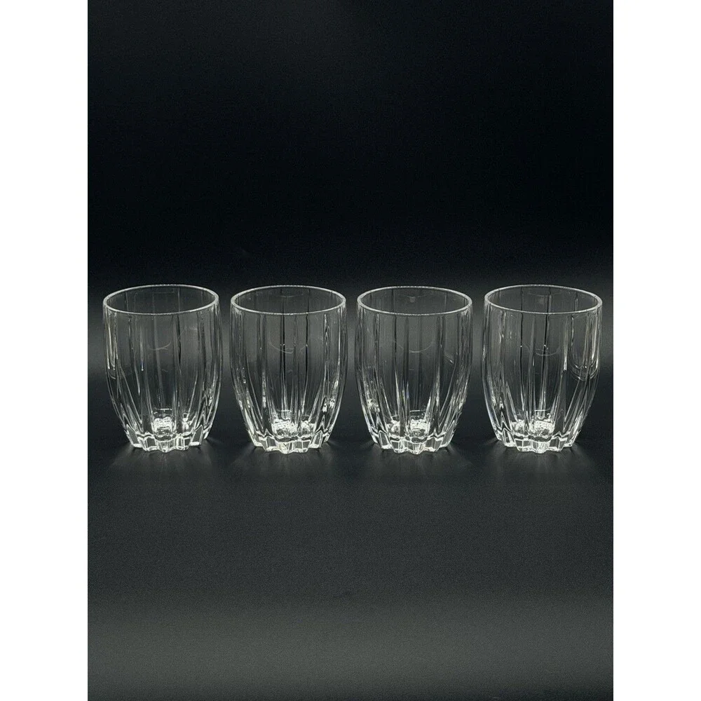 Marquis by Waterford Omega Crystal 12 oz Double Old Fashioned Tumblers Set of 4